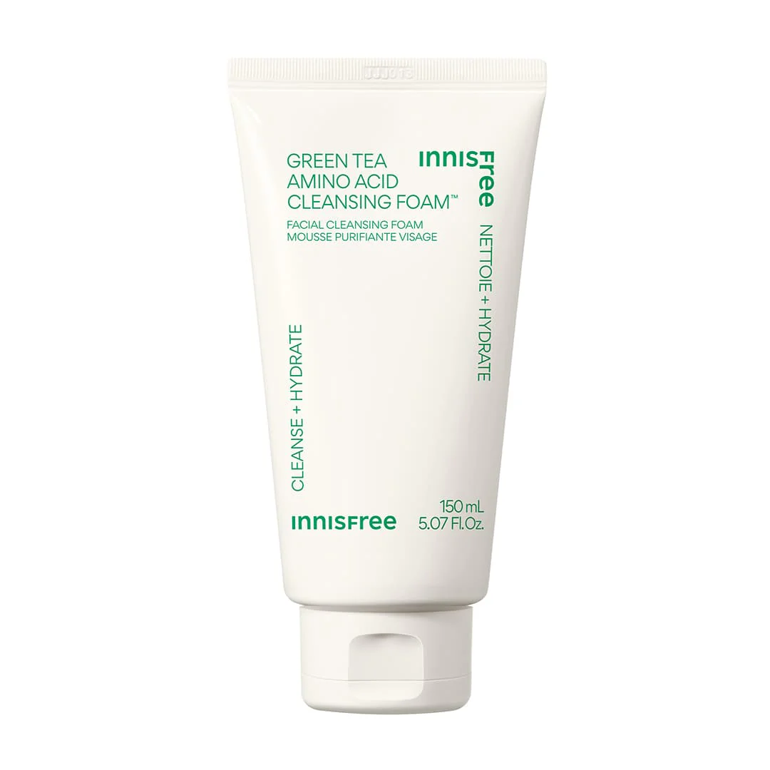 Green Tea Amino Acid Cleansing Foam – Gentle Face Cleanser