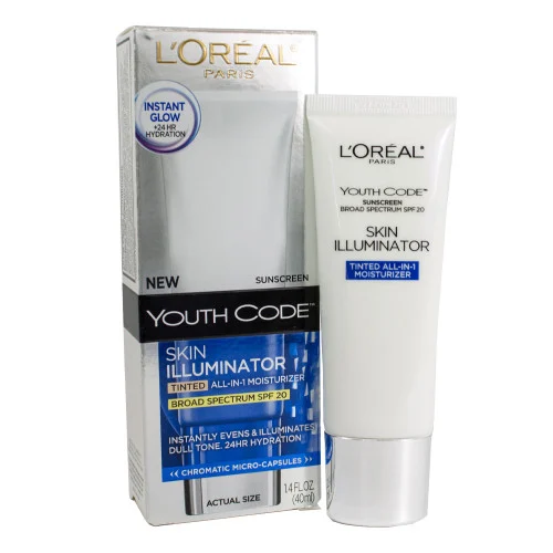 Loreal Youth Code Skin Illuminator Tinted All-in-1 Moisturizer SPF20 - 1.4 Oz