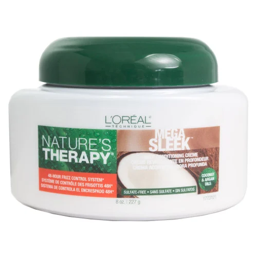 Loreal Nature's Therapy Mega Sleek Deep Conditioning Creme 8 oz