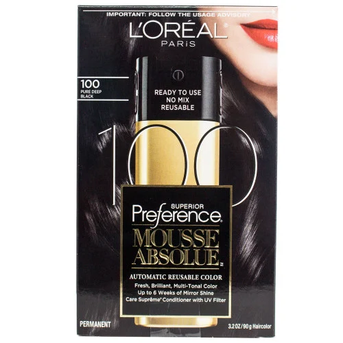 Loreal Superior Preference Mousse Absolue Austomatic Reusable Haircolor