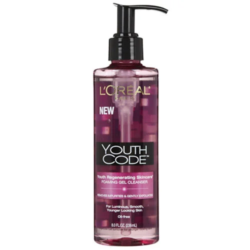 Loreal Youth Code Foaming Gel Cleanser, 8 oz.