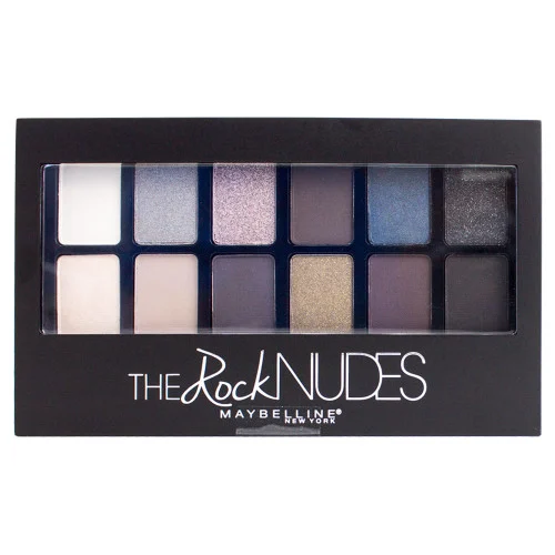 Maybelline 12-Pan Eyeshadow Palette - The Rock Nudes