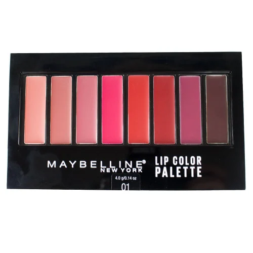 Maybelline 8-Pan Lip Color Palette 01