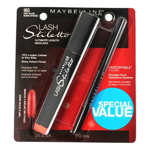 Maybelline Lash Stiletto & Unstoppable Eyeliner Value Pack