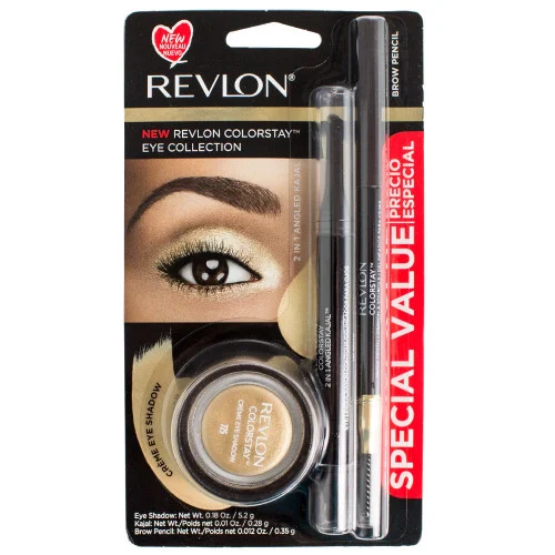 Revlon Colorstay Eye Collection 3-Piece Shadow & Liner Set - Gold