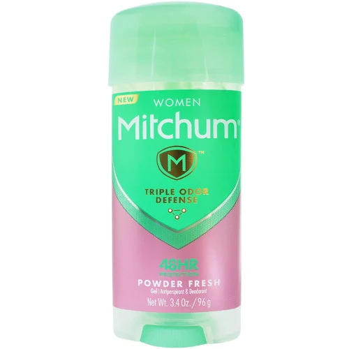 Mitchum Women Triple Odor Defense Gel Antiperspirant & Deodorant, Powder Fresh 3.4 oz