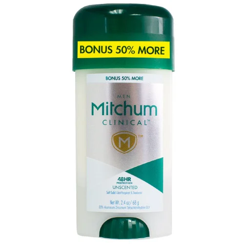 Mitchum Men Clinical Soft Solid Anti-Perspirant & Deodorant 2.4 oz - Unscented