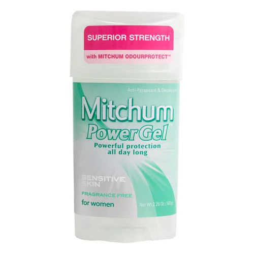 Mitchum Power Gel Sensitive Skin Deodorant for Women, Fragrance Free