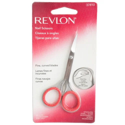 Revlon Nail Scissors with Easy Grip 37810