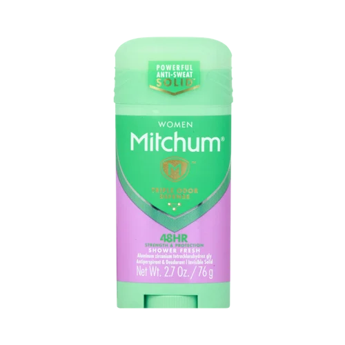 Mitchum Women Triple Odor Defense Invisible Solid Antiperspirant & Deodorant, Shower Fresh 2.7 oz