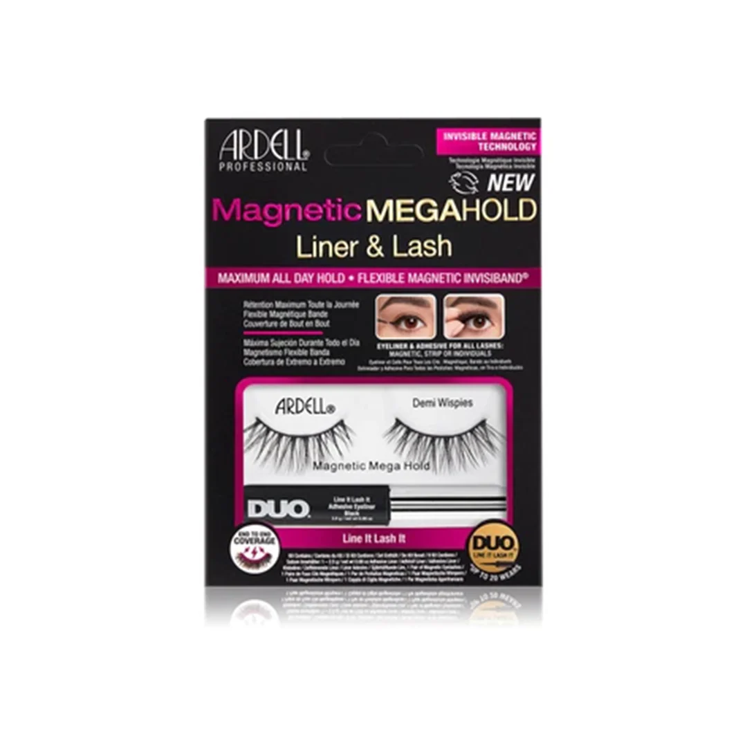 Ardell Magnetic Megahold Lashes Demi Wispies Liner & Lash – Beauty Outlet
