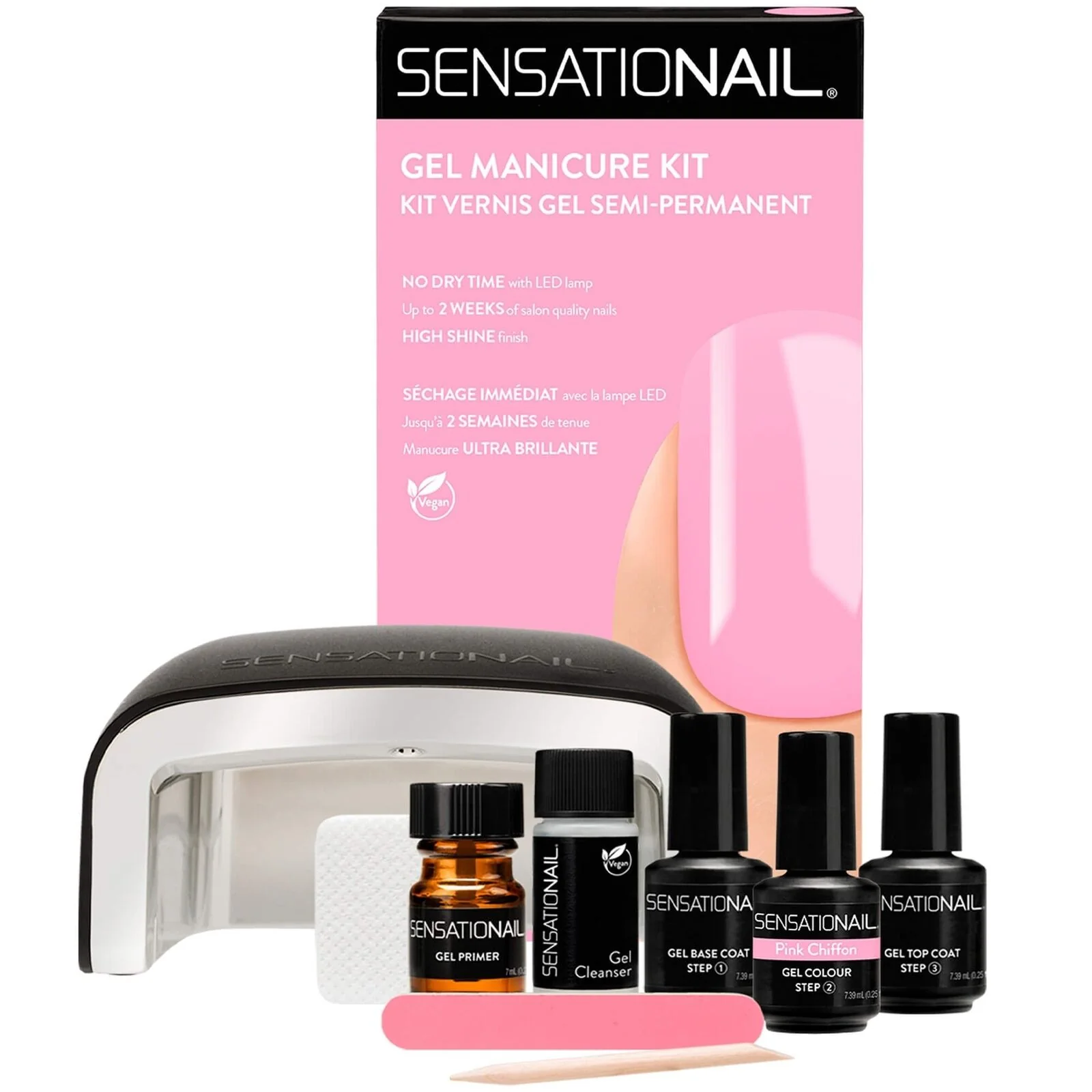 Sensationail Gel Starter Kit Pink Chiffon – Beauty Outlet