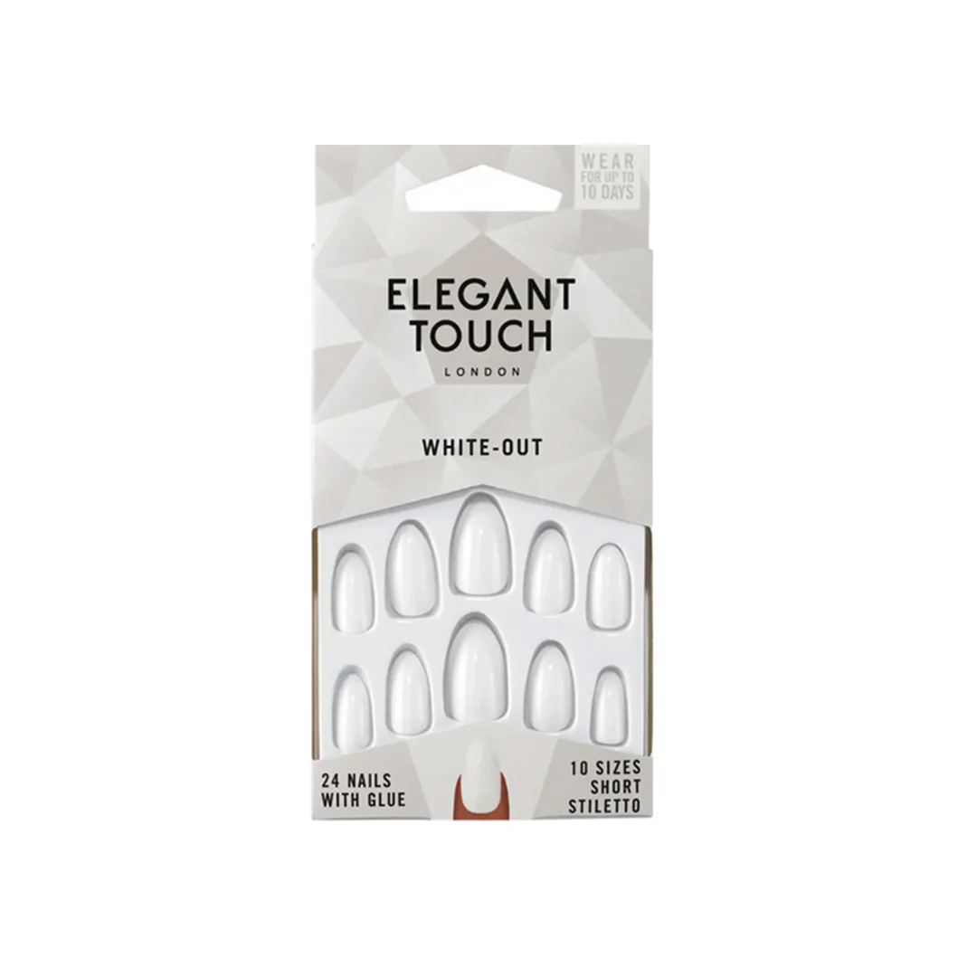 Elegant Touch False Nails White-Out – Beauty Outlet
