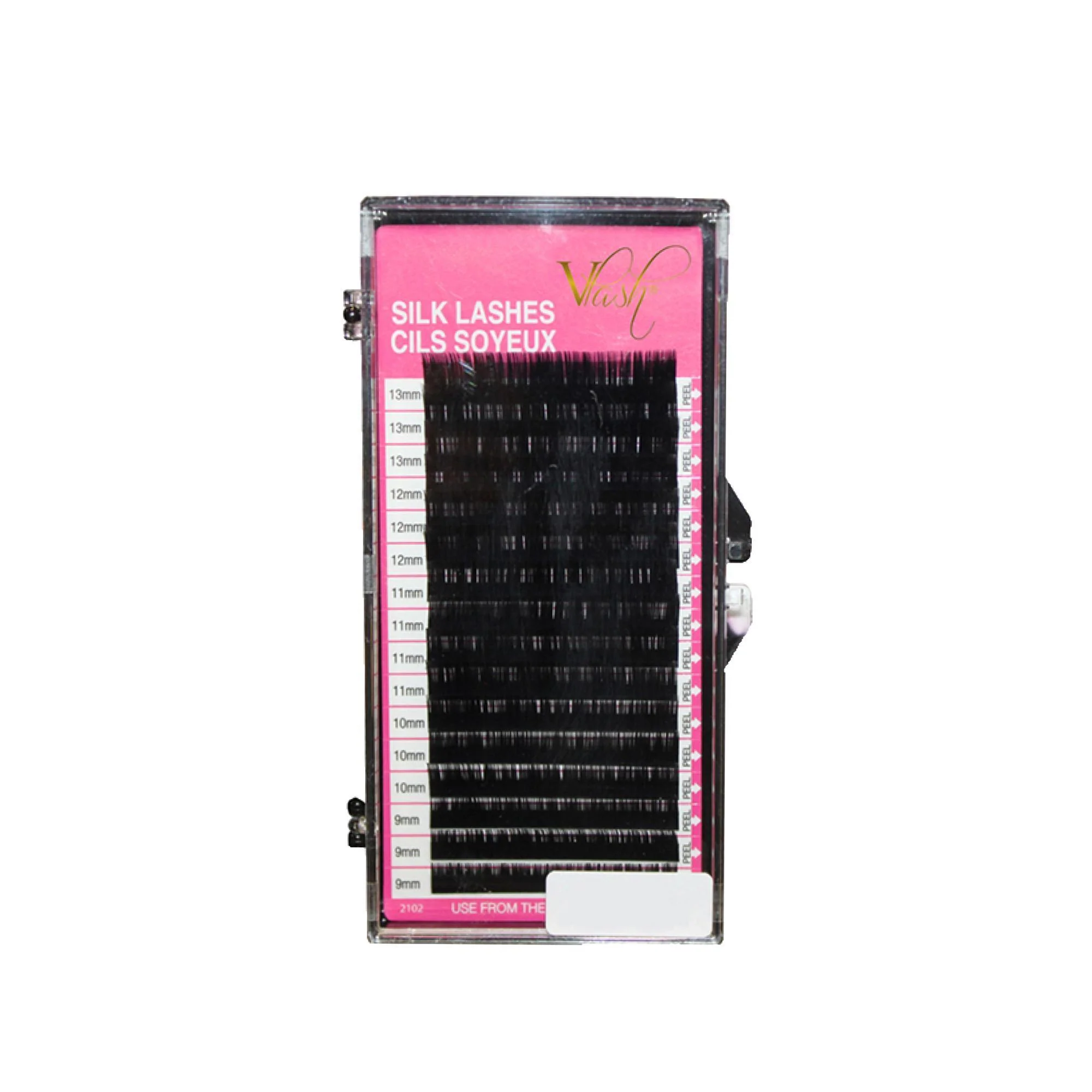 Vlash Premium Silk Lashes, L Curl, Mixed Pack