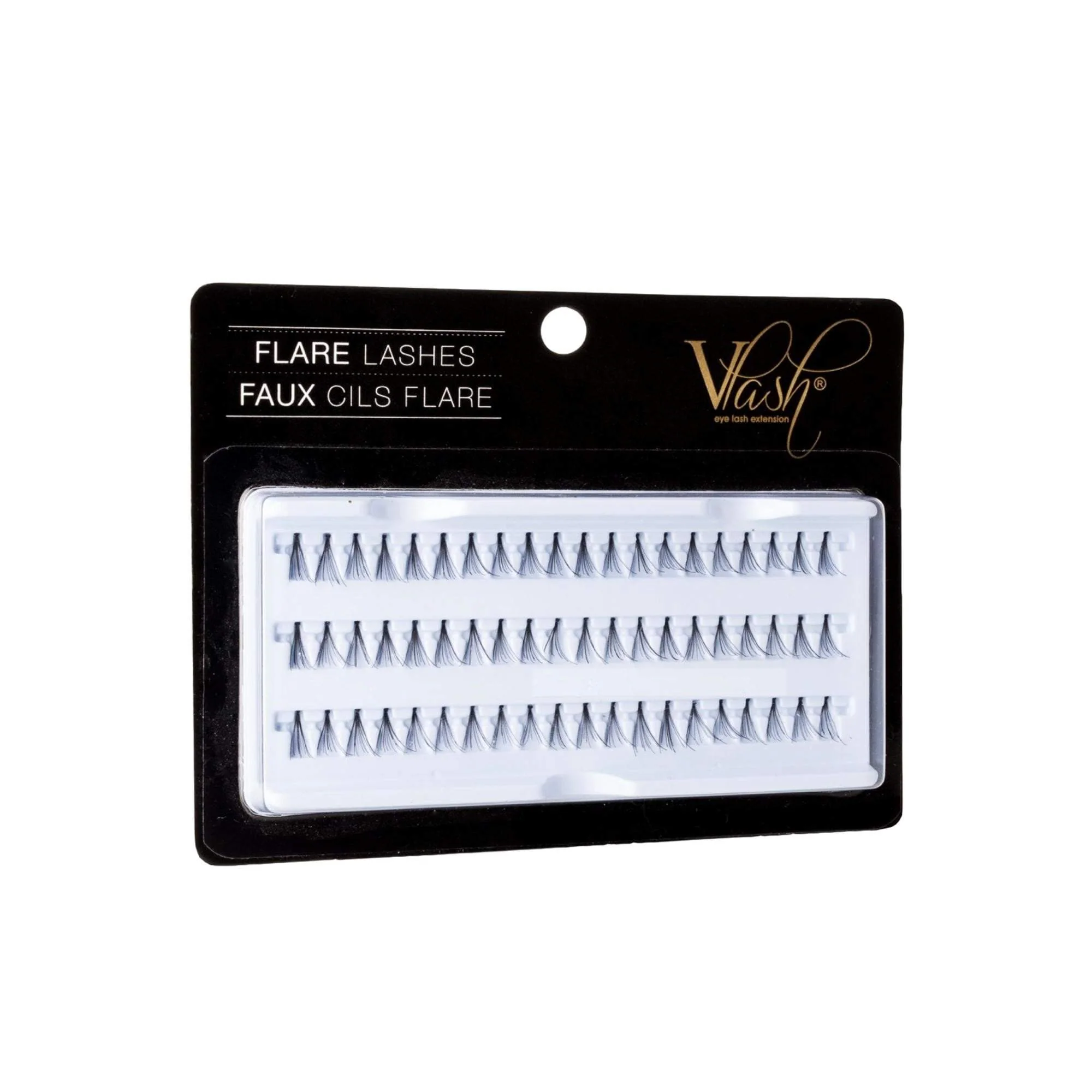 Vlash Flare Lashes, X-Short, 60 Pcs per Tray