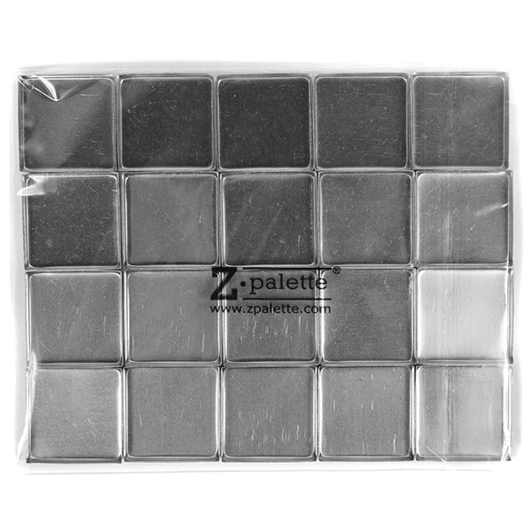 Z PaletteZ Palette Square Empty Metal Pans 20 Pack