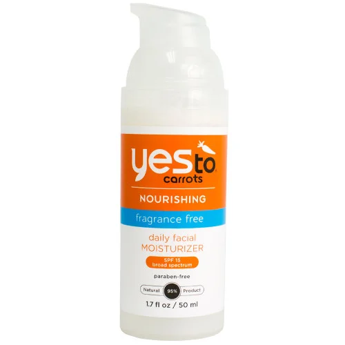 Yes To Carrots Fragrance-Free Daily Facial Moisturizer SPF15, 1.7 fl oz