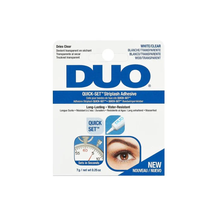 DUO Quick Set Striplash Adhesive Dries Clear 7g – Beauty Outlet