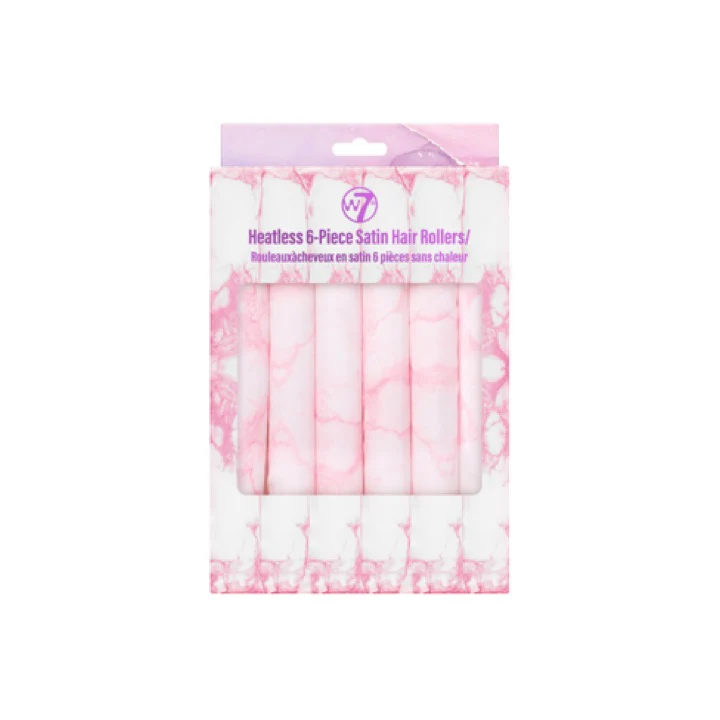W7 Heatless 6 Piece Satin Hair Rollers – Beauty Outlet