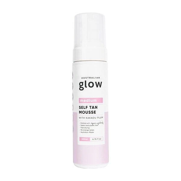 Australian Glow Self Tan Mousse Medium – Beauty Outlet
