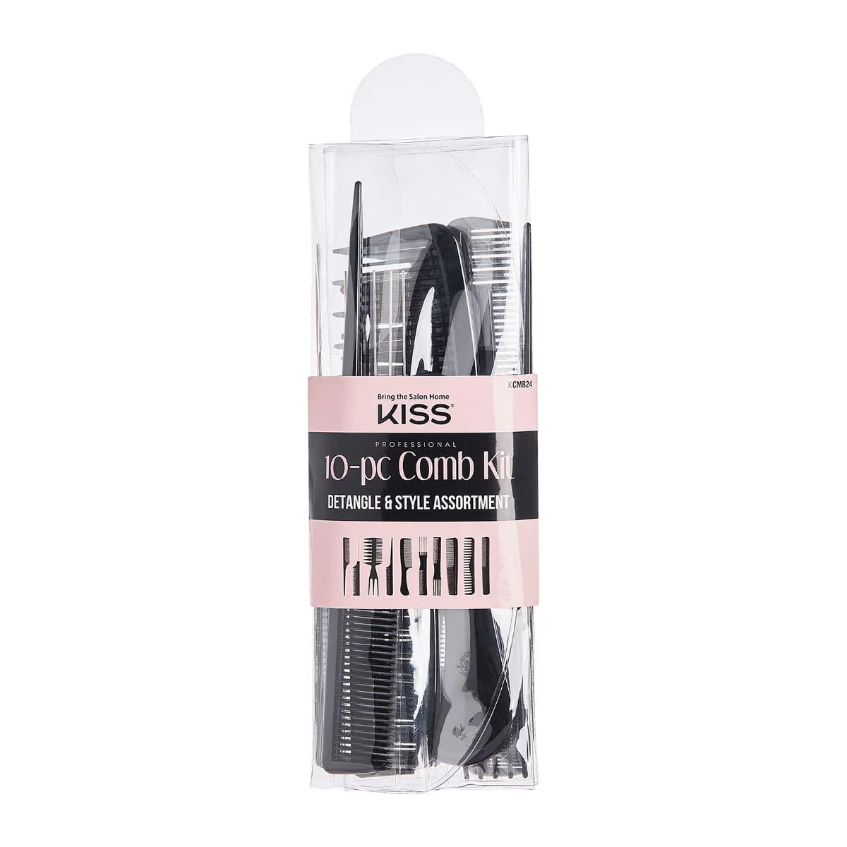Kiss 10 Piece Comb Kit Detangle & Style Assortment – Beauty Outlet