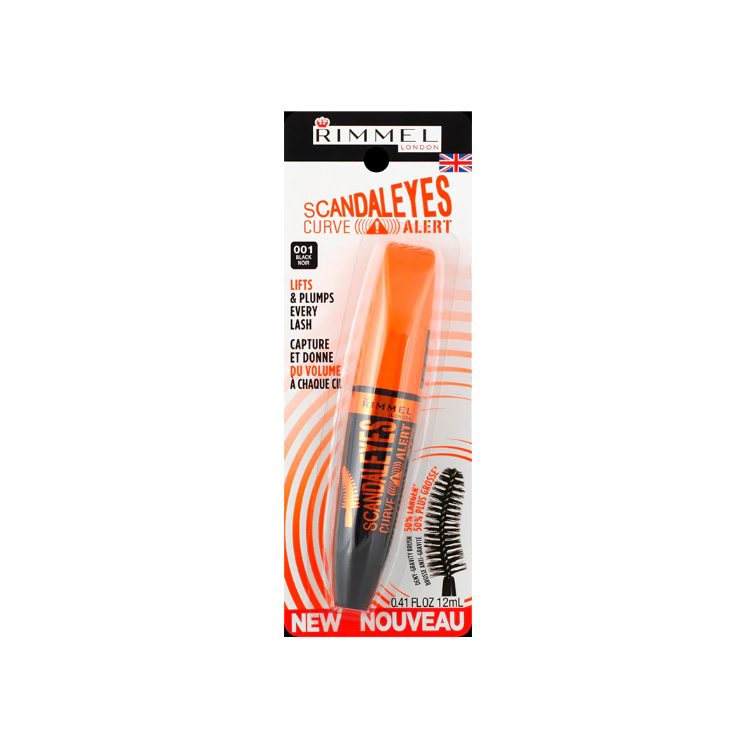 Rimmel Scandaleyes Curve Alert Mascara 001 Black – Beauty Outlet