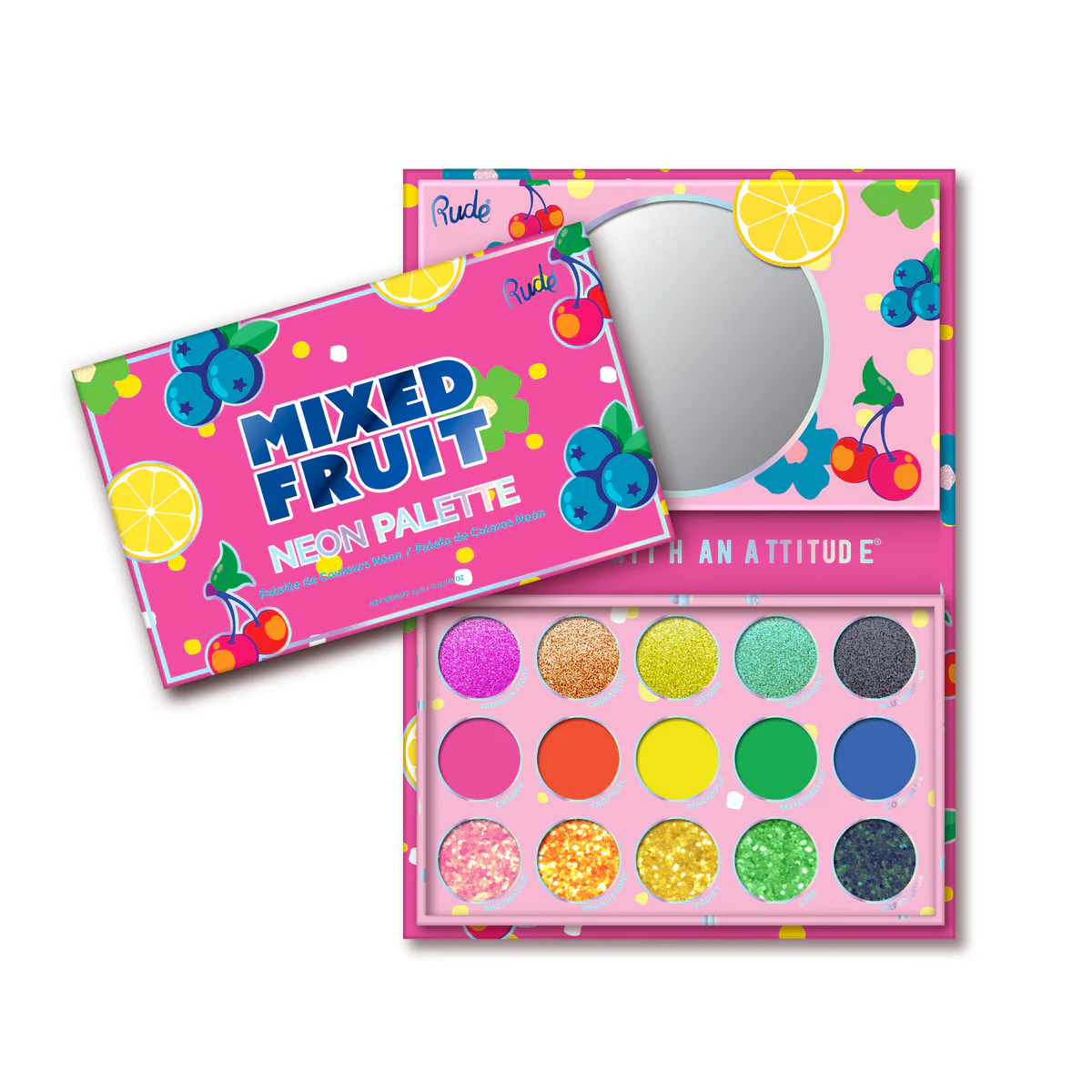 RUDE Mixed Fruit Palette - Neon