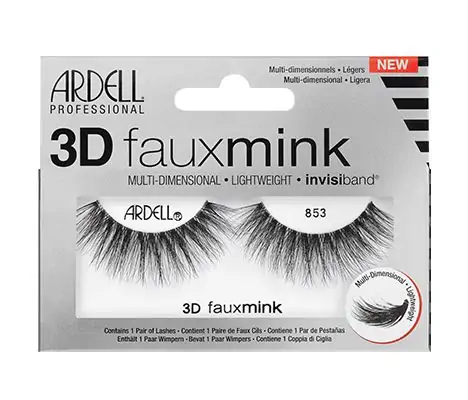 Ardell Strip Lashes, 3D Faux Mink 853