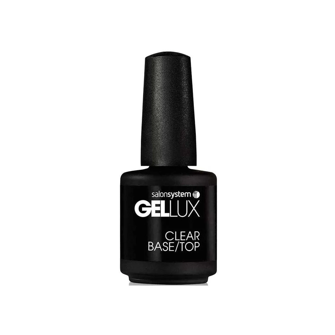 Salon System Gel Lux Gel Polish Clear Base & Top Coat 15ml – Beauty Outlet