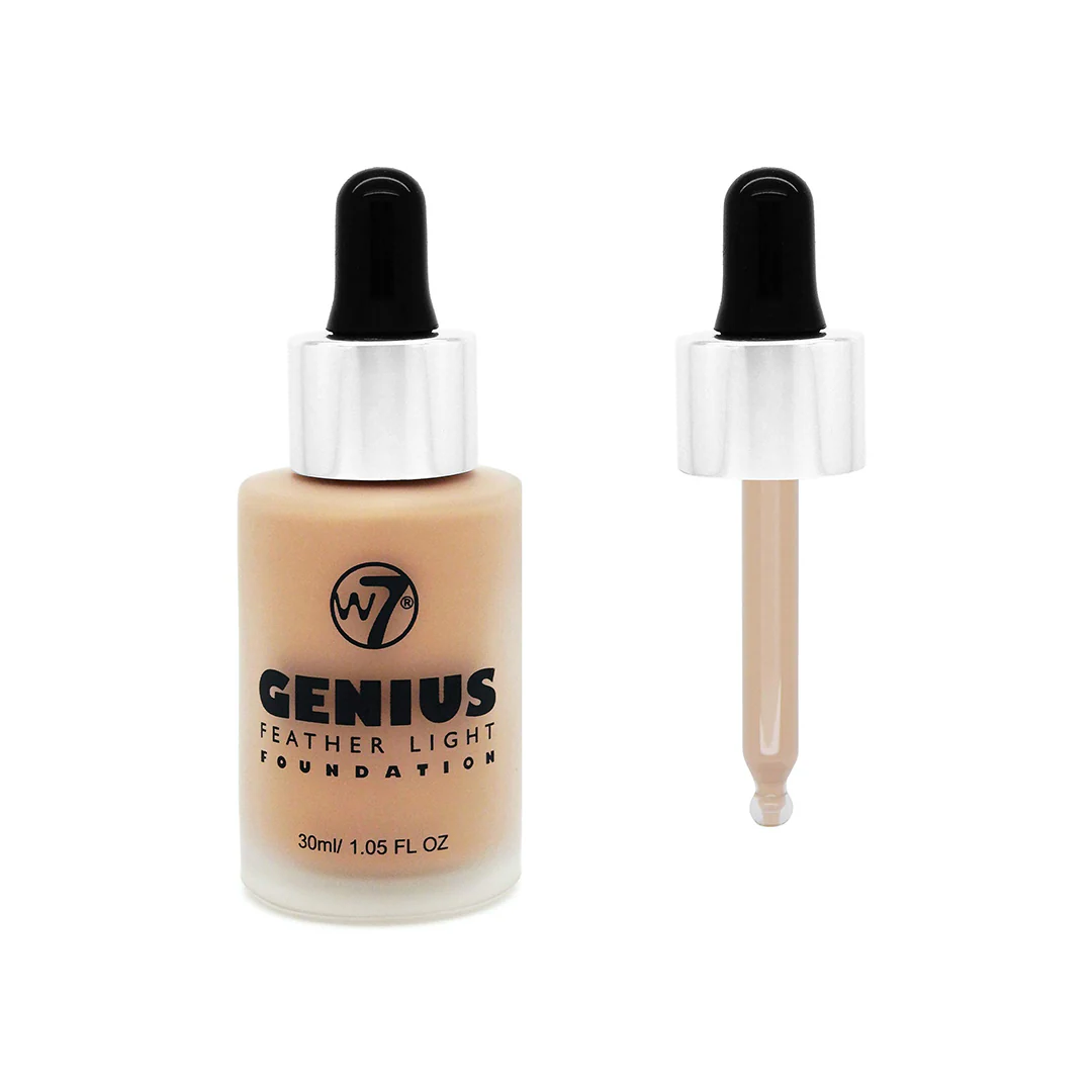 W7 Genius Feather Light Foundation Natural Beige – Beauty Outlet