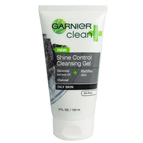Garnier Clean + Shine Control Cleansing Gel for Oily Skin, 5 Fl Oz