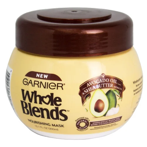 Garnier Whole Blends Avocado Oil & Shea Butter Nourishing Mask, 10.1 fl. oz.