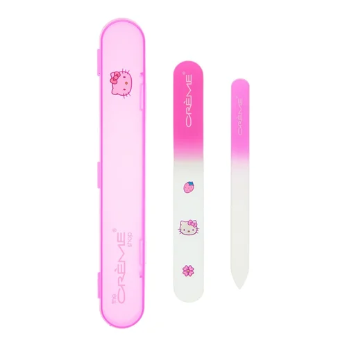 The Creme Shop x Hello Kitty Premium Glass Nail File Set (Pink)