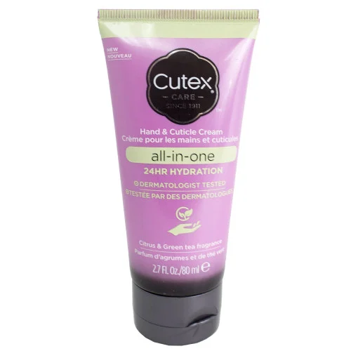 Cutex All-In-One 24Hr Hydration Hand & Cuticle Cream 2.7 fl oz - Citrus & Green TeaFragrance
