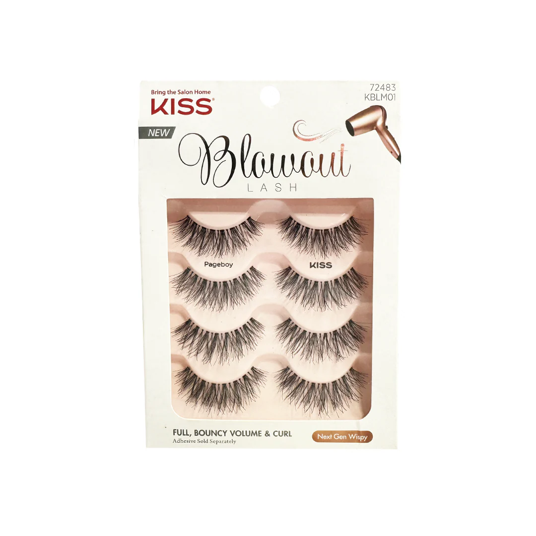 Kiss Blowout Lash 4PC Set Pageboy 72483 KBLM01 – Beauty Outlet