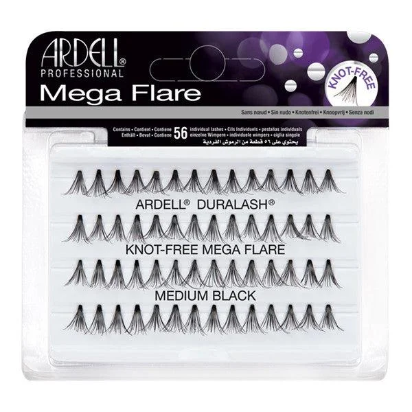 Ardell LashesArdell Mega Flare Individuals Knot-Free Medium Black (65280)