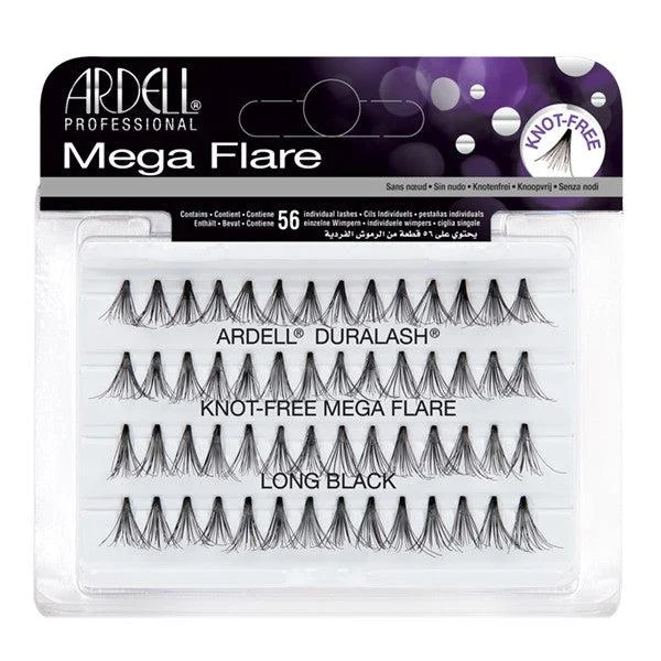 Ardell LashesArdell Mega Flare Individuals Knot-Free Long Black (65281)