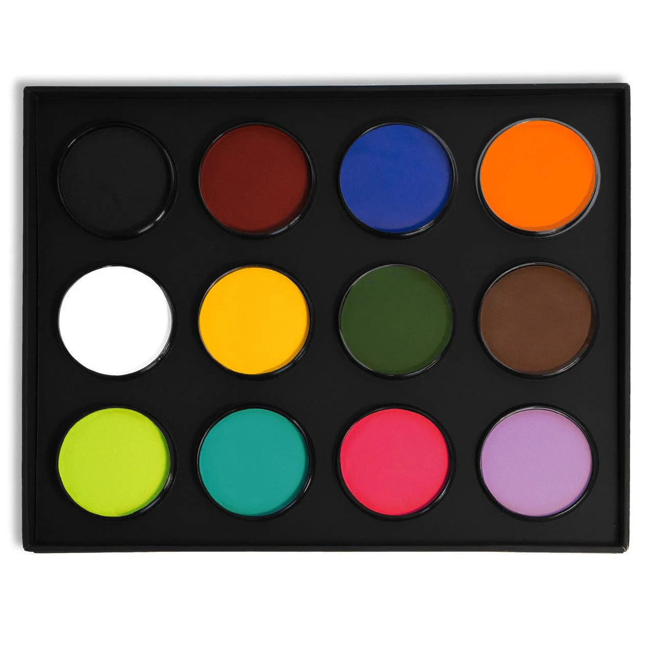 Mehron12 Color Paradise Paint Palette
