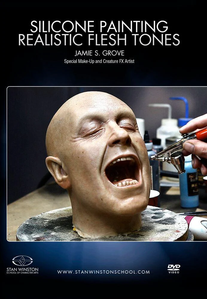 Stan Winston Studio Silicone Painting Realistic Flesh Tones (DVD)