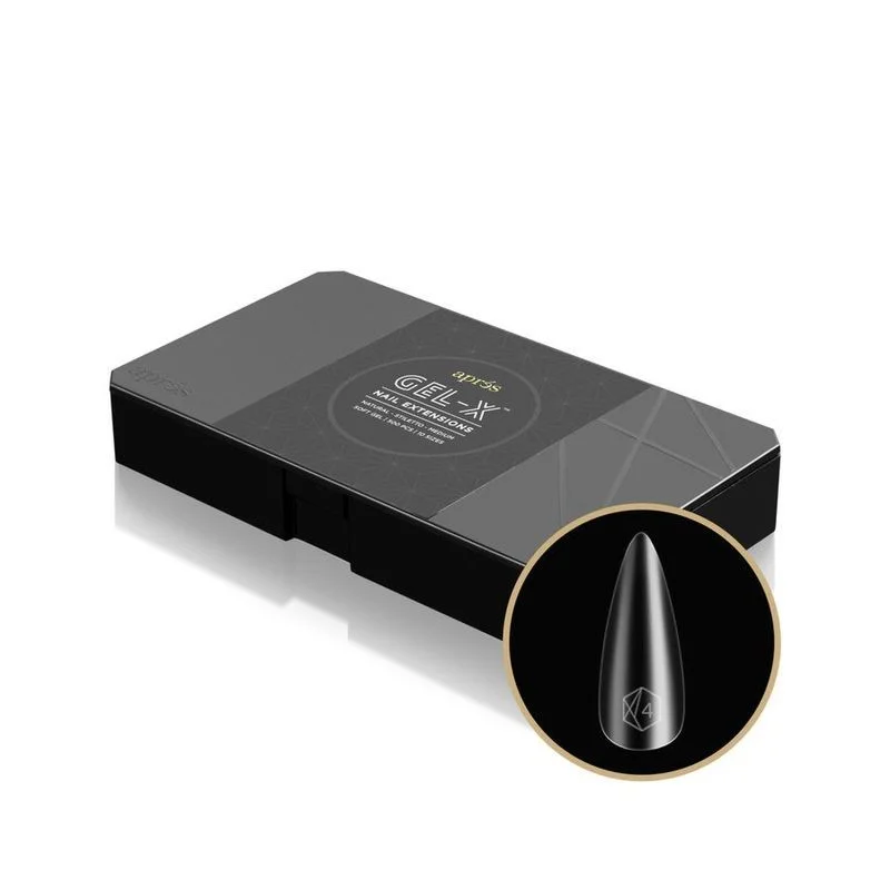 Natural Stiletto Medium Gel BOX