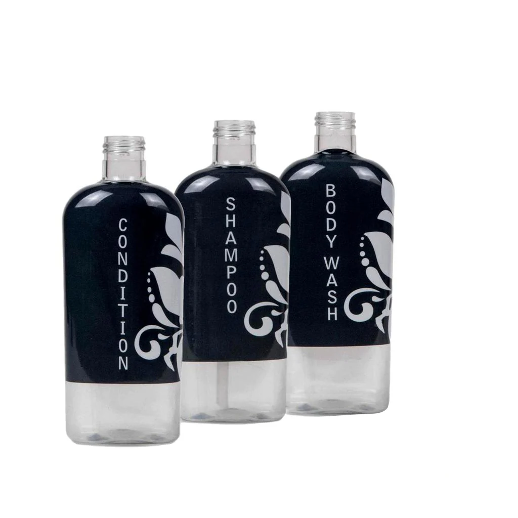 Aquamenities Bottle Replacements, Grey Bottles