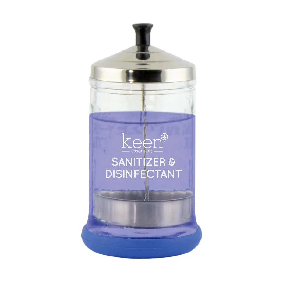 Glass Disinfectant Jar