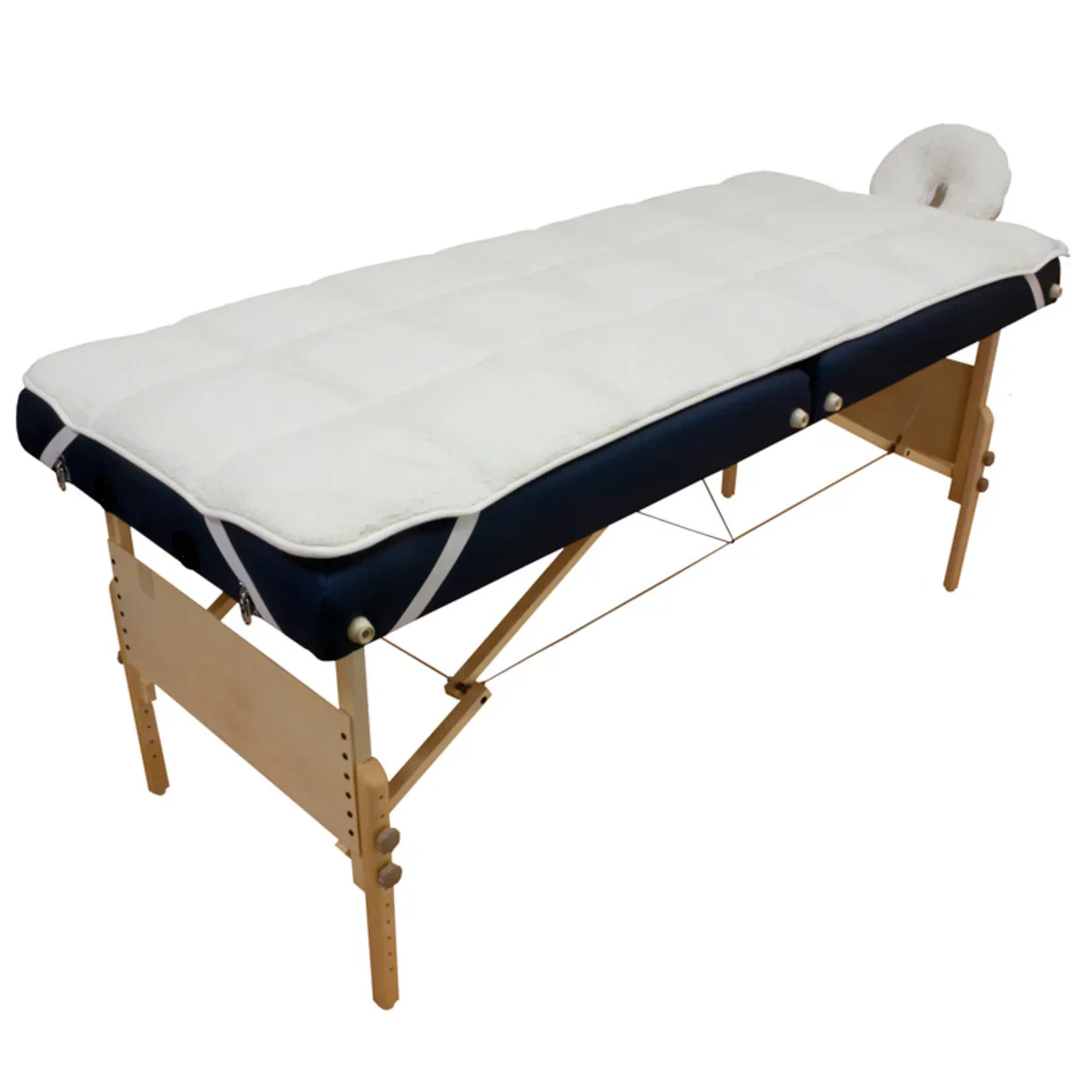 Deluxe Quilted Massage Table Fleece Pad Set
