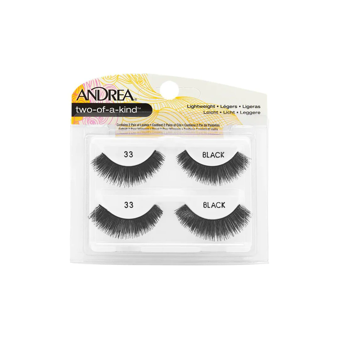 Andrea Two Of A Kind False Lashes Black 33 – Beauty Outlet
