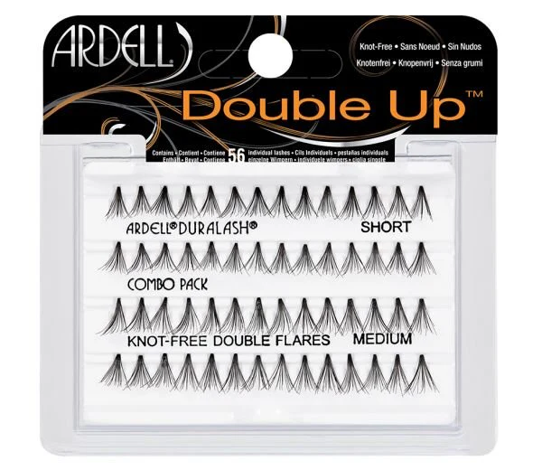 Ardell Double Up Individual False Lashes Short Medium Combo – Beauty Outlet
