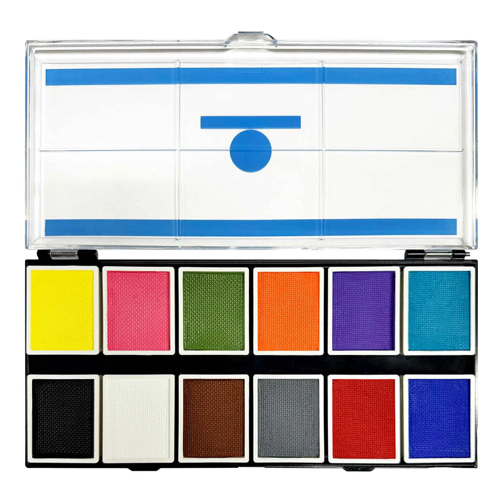Narrative Cosmetics 12 Color Primary Water Activated Palette