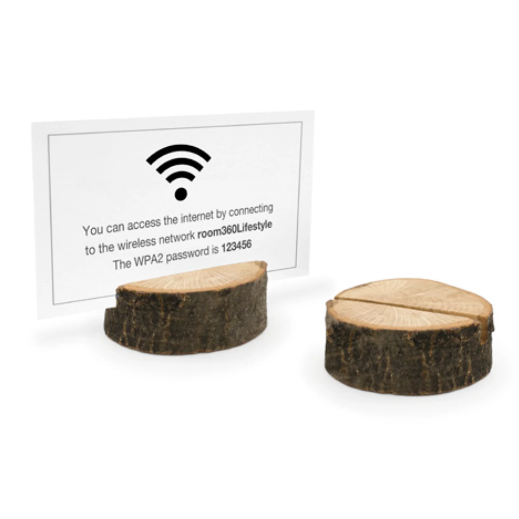 FOH ROOT Round Sign Holder, 2.5", 12 ct