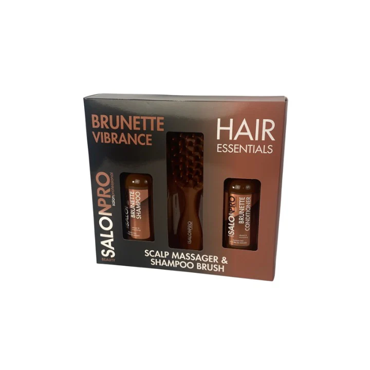 Beauty SalonPro Hair Essentials Set Brunette Vibrance Shampoo Conditio – Beauty Outlet