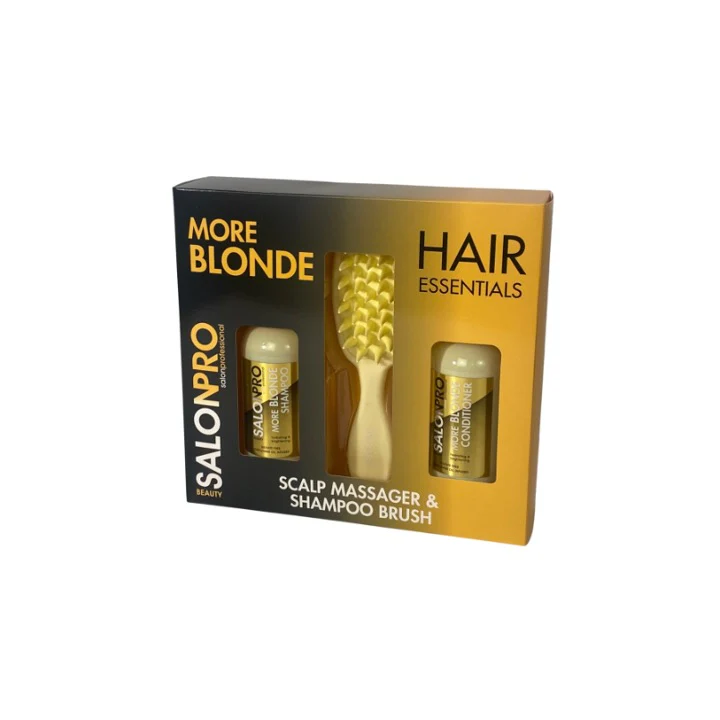 Beauty SalonPro Hair Essentials Set More Blonde Shampoo Conditioner &  – Beauty Outlet