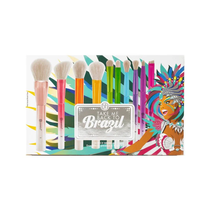 BH Take Me Back To Brazil 10 Piece Brush Set – Beauty Outlet